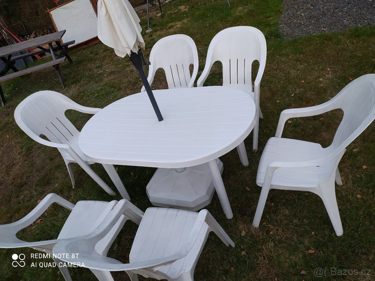 ZAHRADNÍ/ TERASOVÝ SET - 9ks - 7