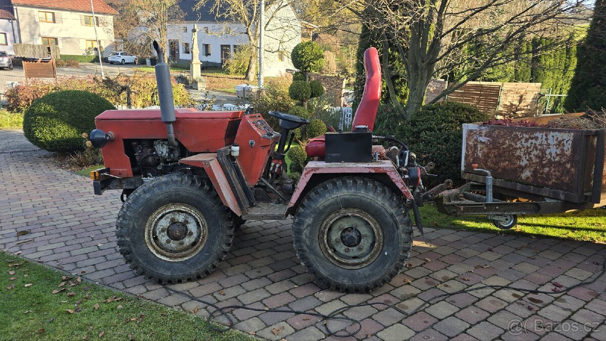 Prodám malotraktor s vlečkou - 7