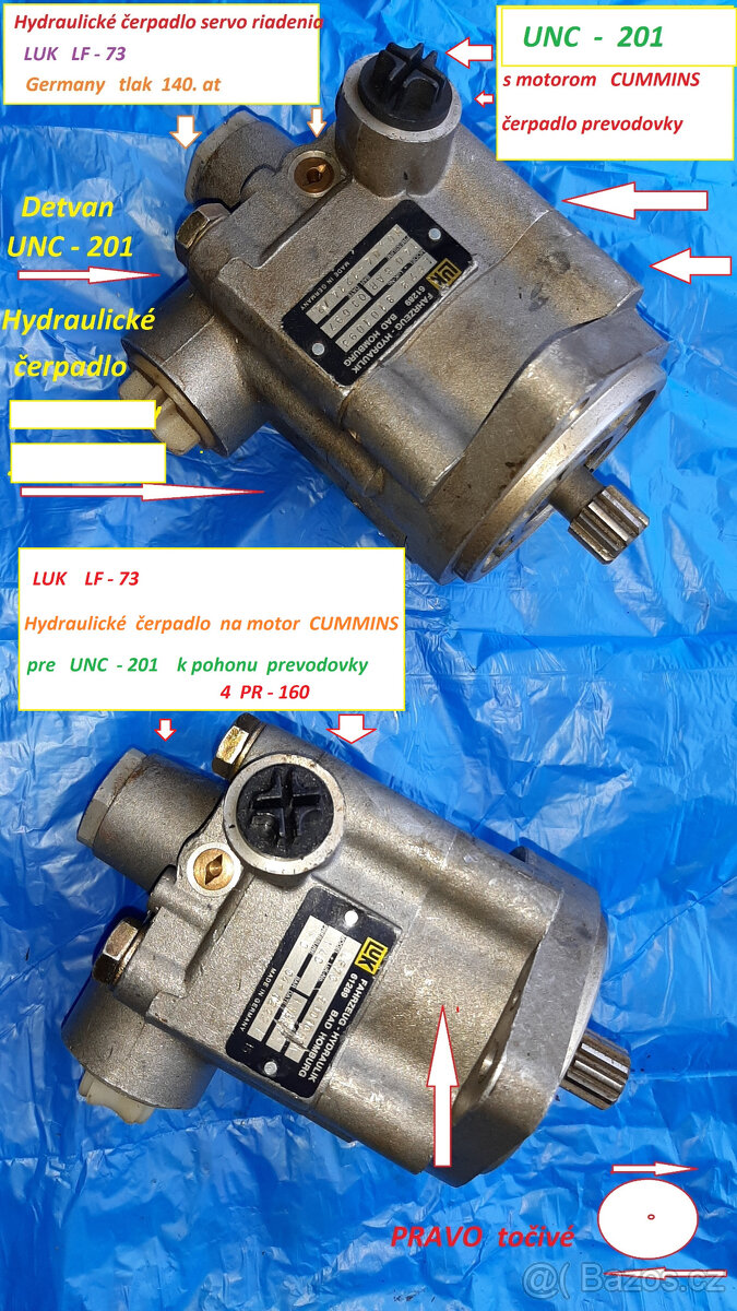 Hydraulické čerpadla a hydromotory - Nové - 7