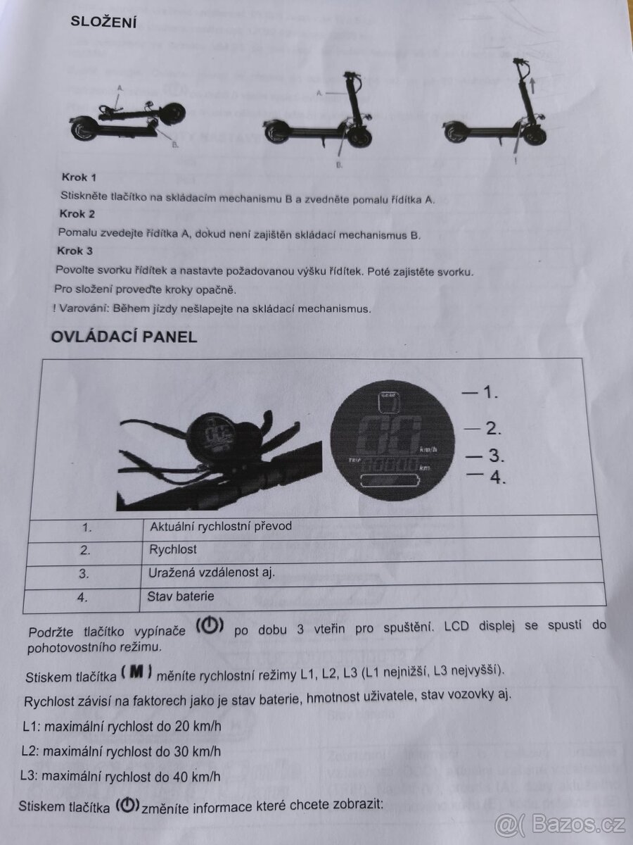 Elektrická koloběžka W-TEC - 7