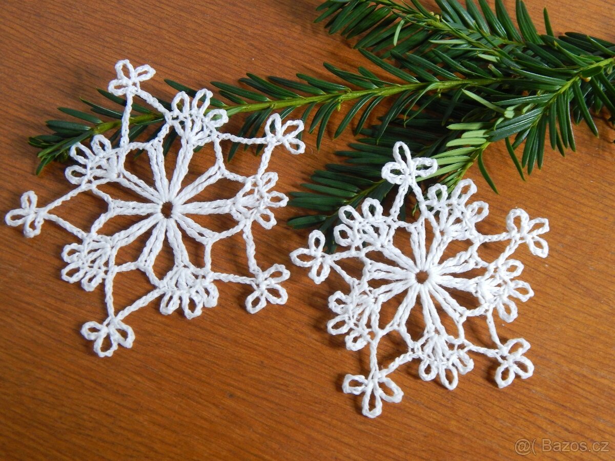 Háčkované vánoční ozdoby - 7