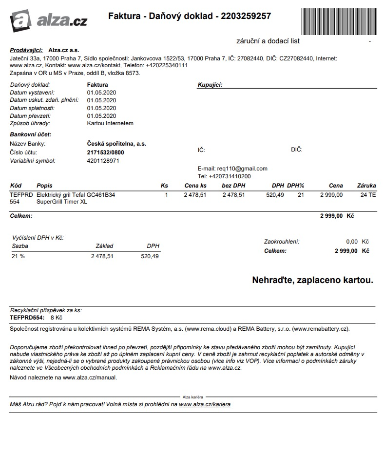 Tefal GC461B34 SuperGrill Timer XL - 7