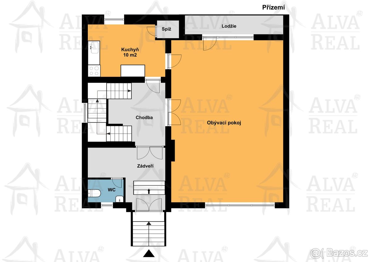 Prodej čtyřpodlažního RD CP 267 m², všechny IS, garáž, ba... - 7