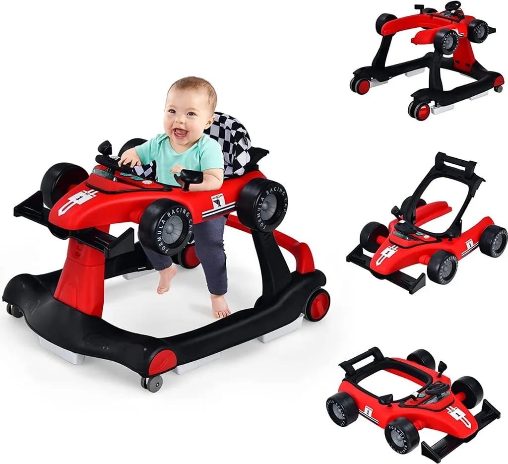 Dětské chodítko Costway 4v1- do 15 kg, 6-18 měsíců - 7