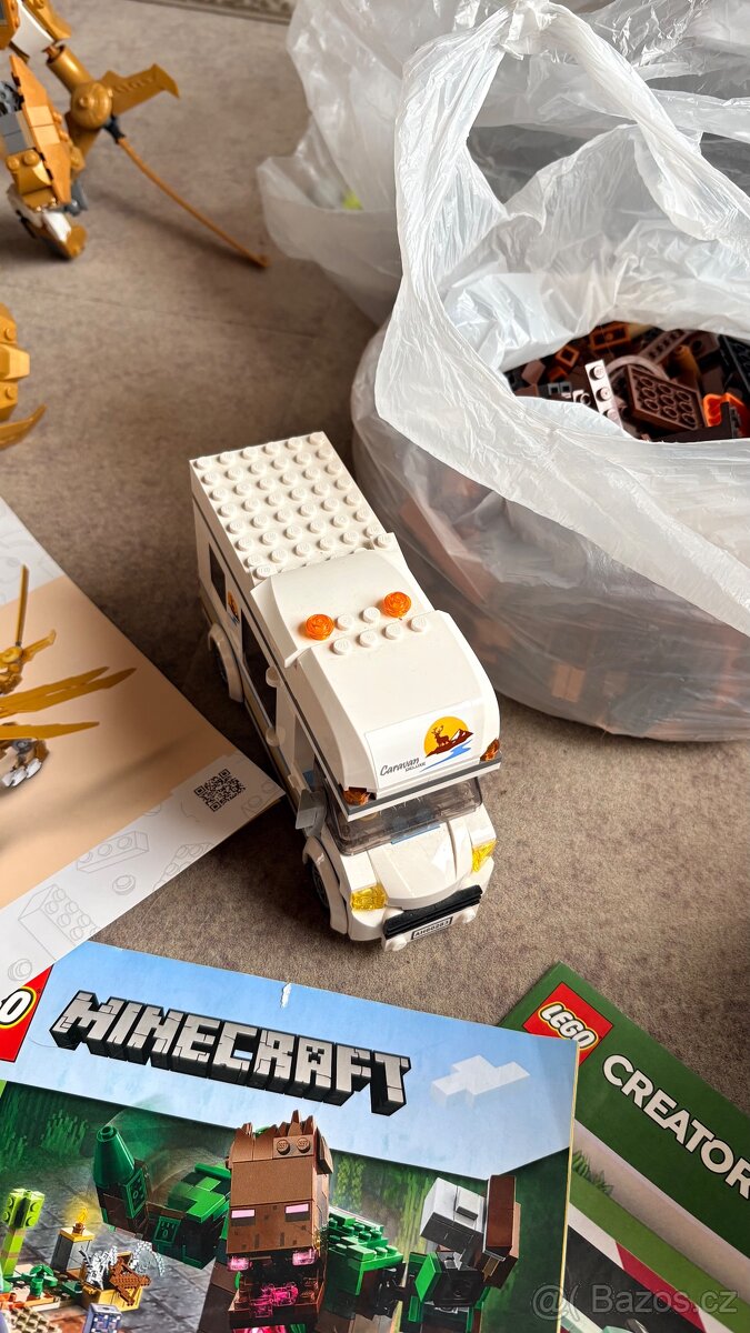 Lego směs kostek 24,7 kg Ninjago, Minecraft, City, Friends - 7