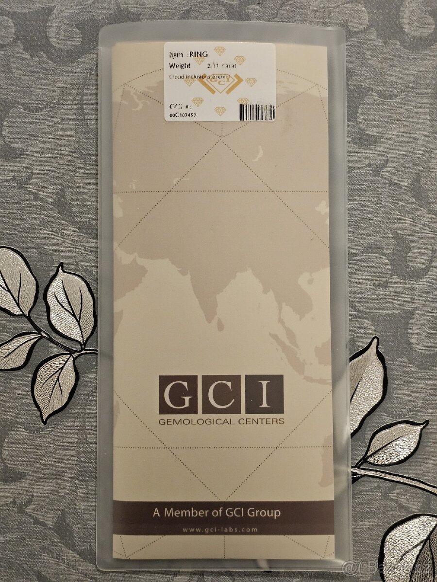 DIAMANTOVÝ PRSTEN 2.71ct. PÁNSKÝ TOP CENA - 7