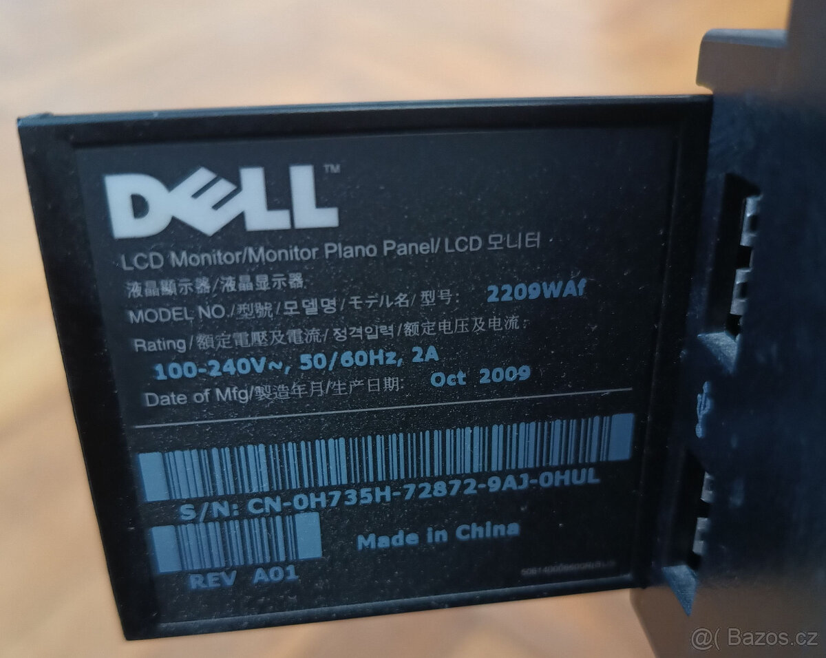 Monitor DELL 2209Waf 1680 x 1050, IPS, 22" - 7