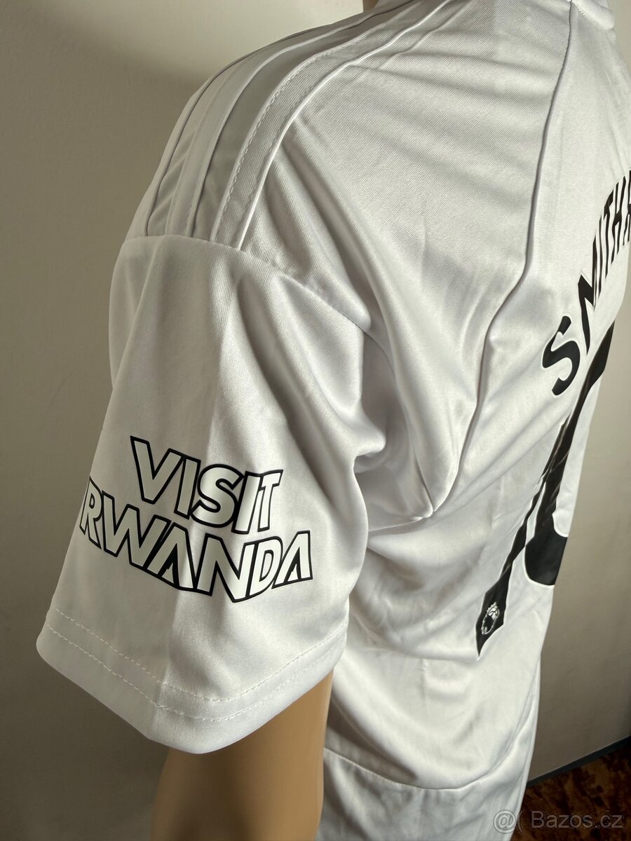 Arsenal FC Adidas dres Smith Rowe 10 bílý M - 7