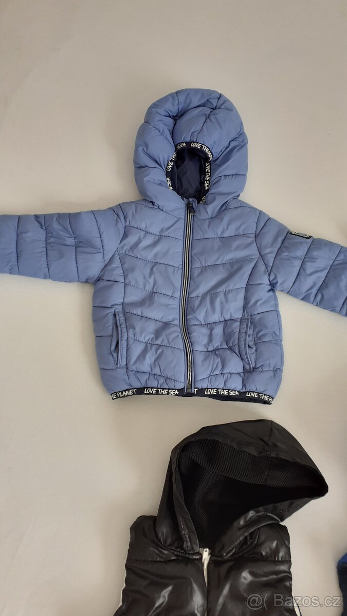 Jarní/podzimní/zimní bundičky a vesty vel. 9-12 měsíců - 7