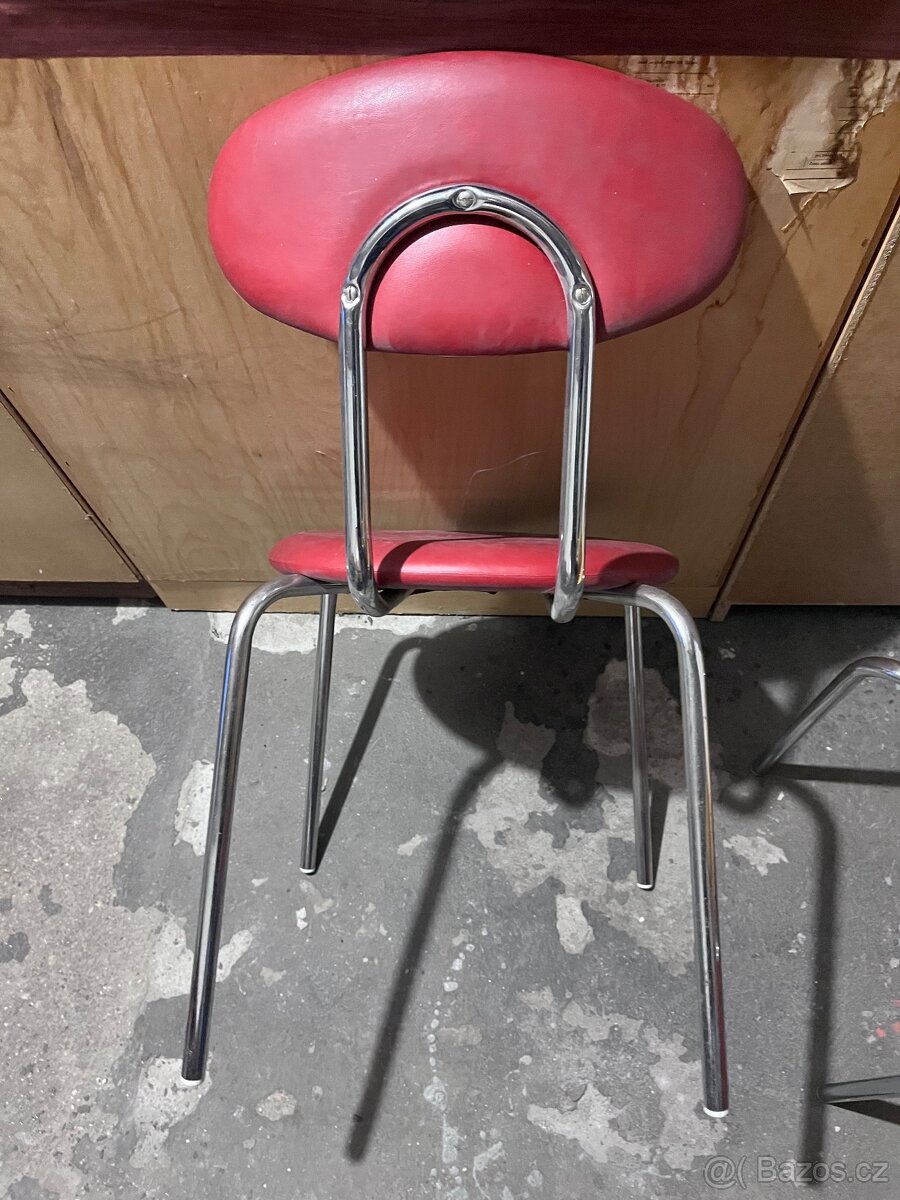 Židle Kovona 2ks koženka chrom - 7