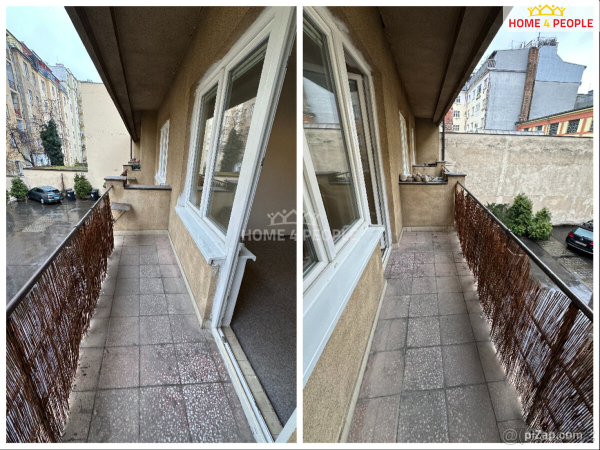 pronájem bytu 1+1, 37 m2 + 2x lodžie 8 m2, ul. Přístavní, Pr - 7