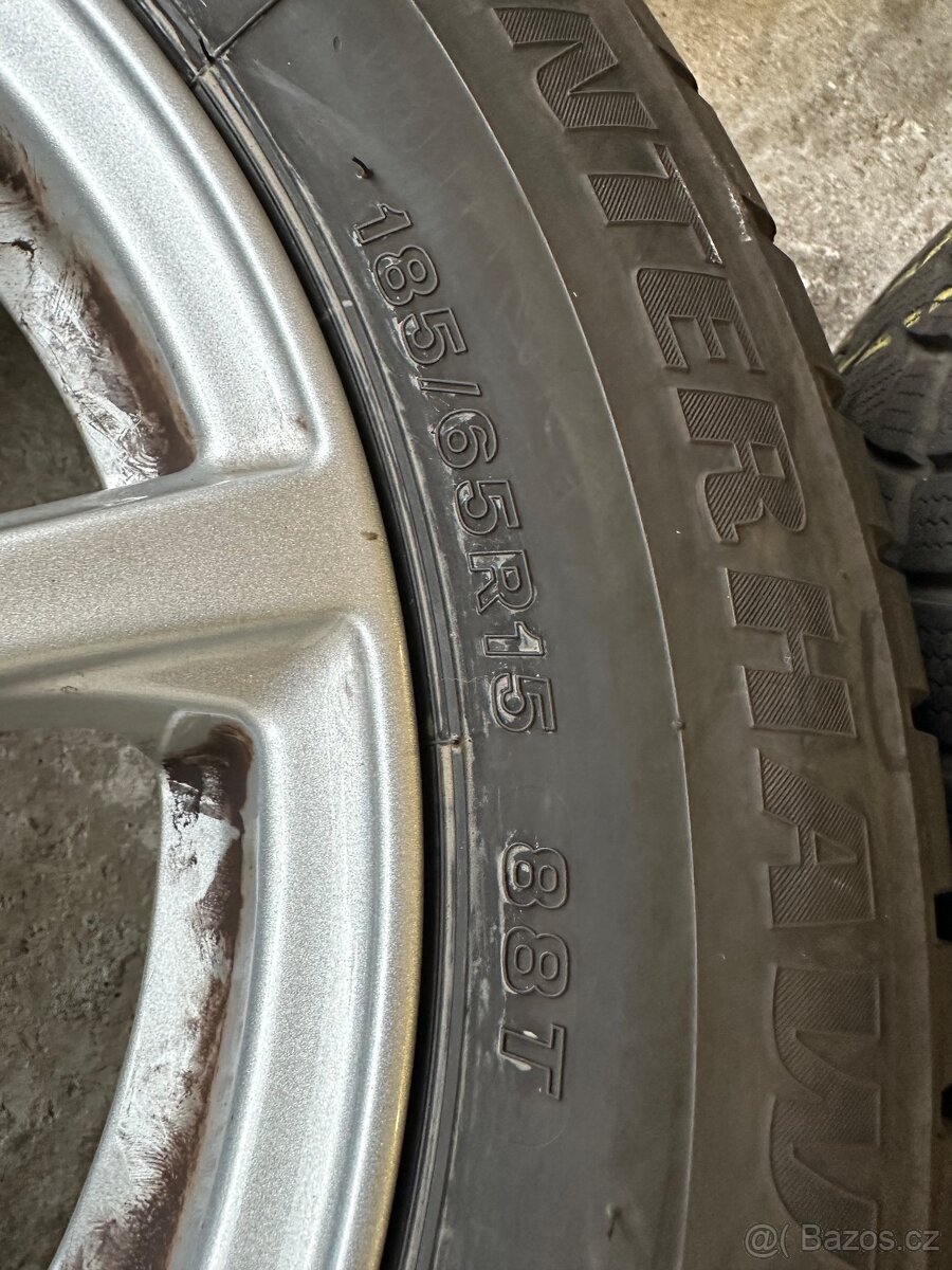 Prodám použitou zimní sadu Ford 4x108 185/65/15 - 7