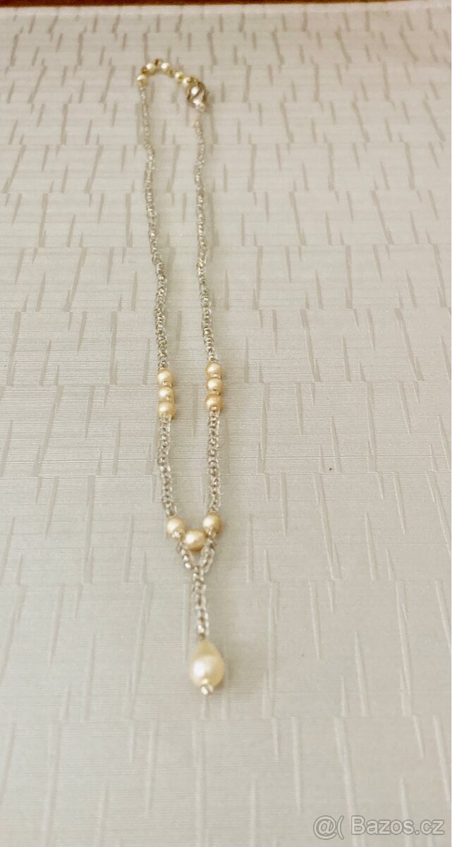 Soupravy bižuterie s perletí a kamínky - 7