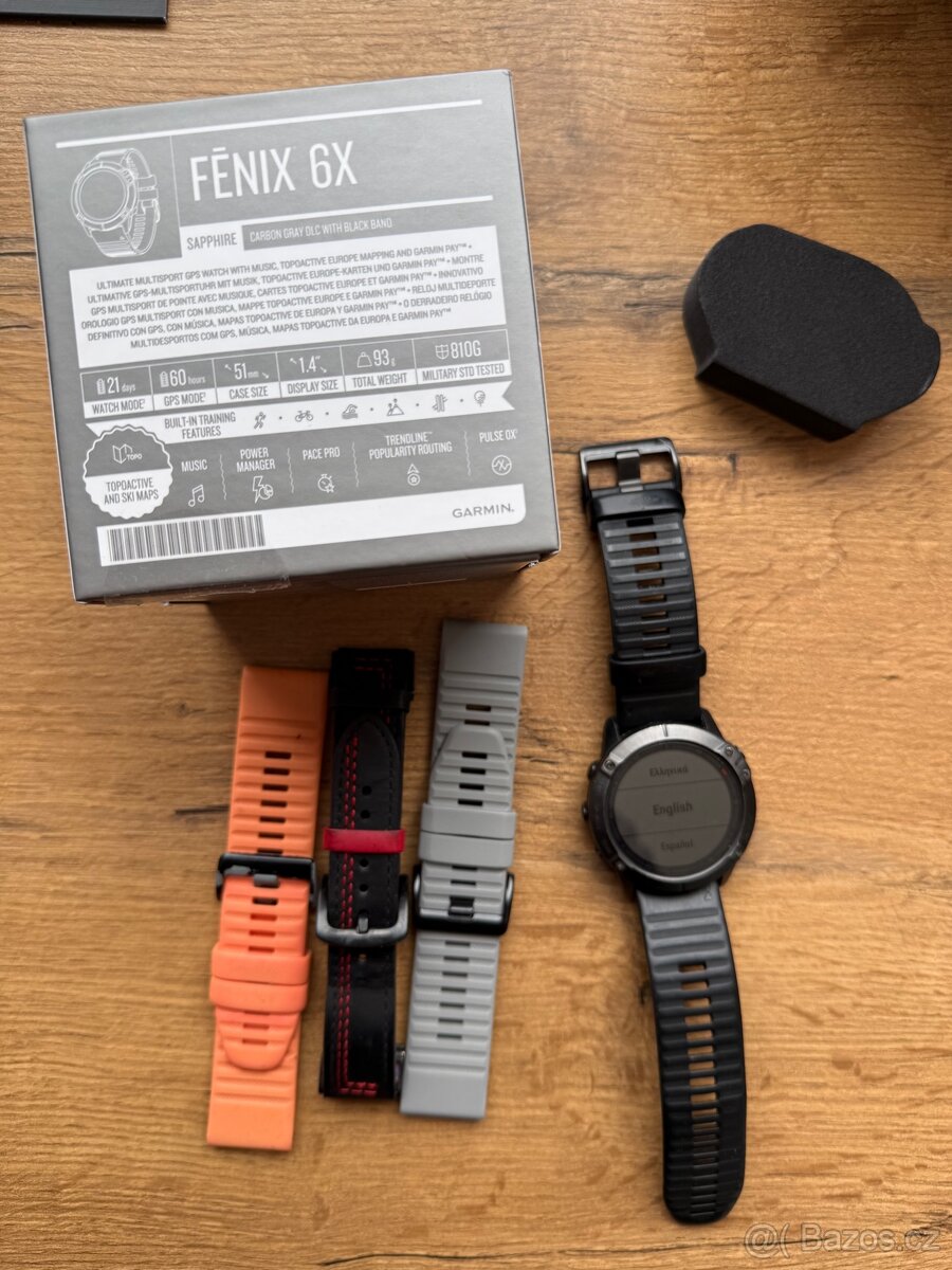 Garmin Fenix 6X Sappfhire - 7