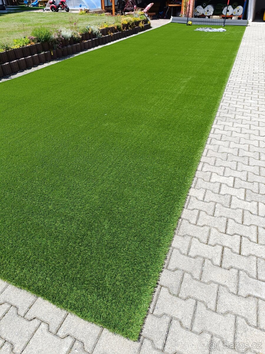 Umělý trávník 40mm výška. Luxusní jemný - 7