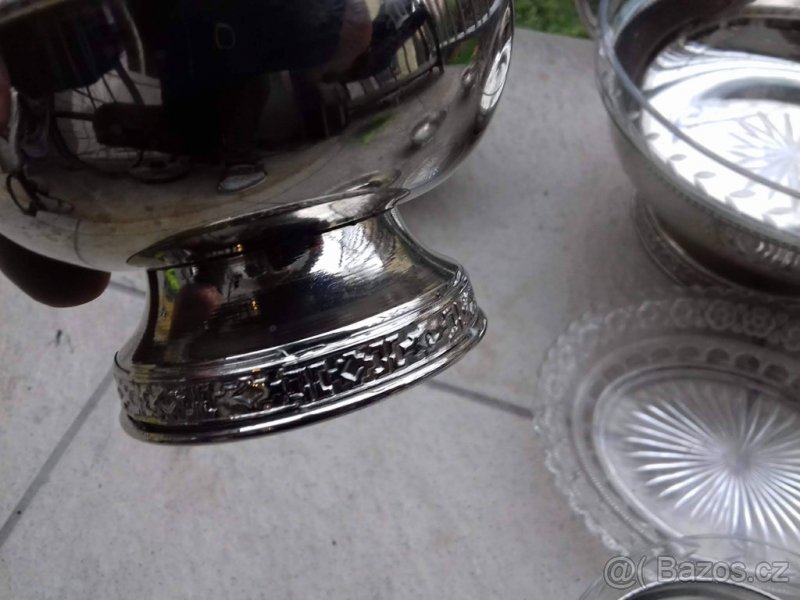 Starožitné mísy a mističky - komplet 7 ks - 7