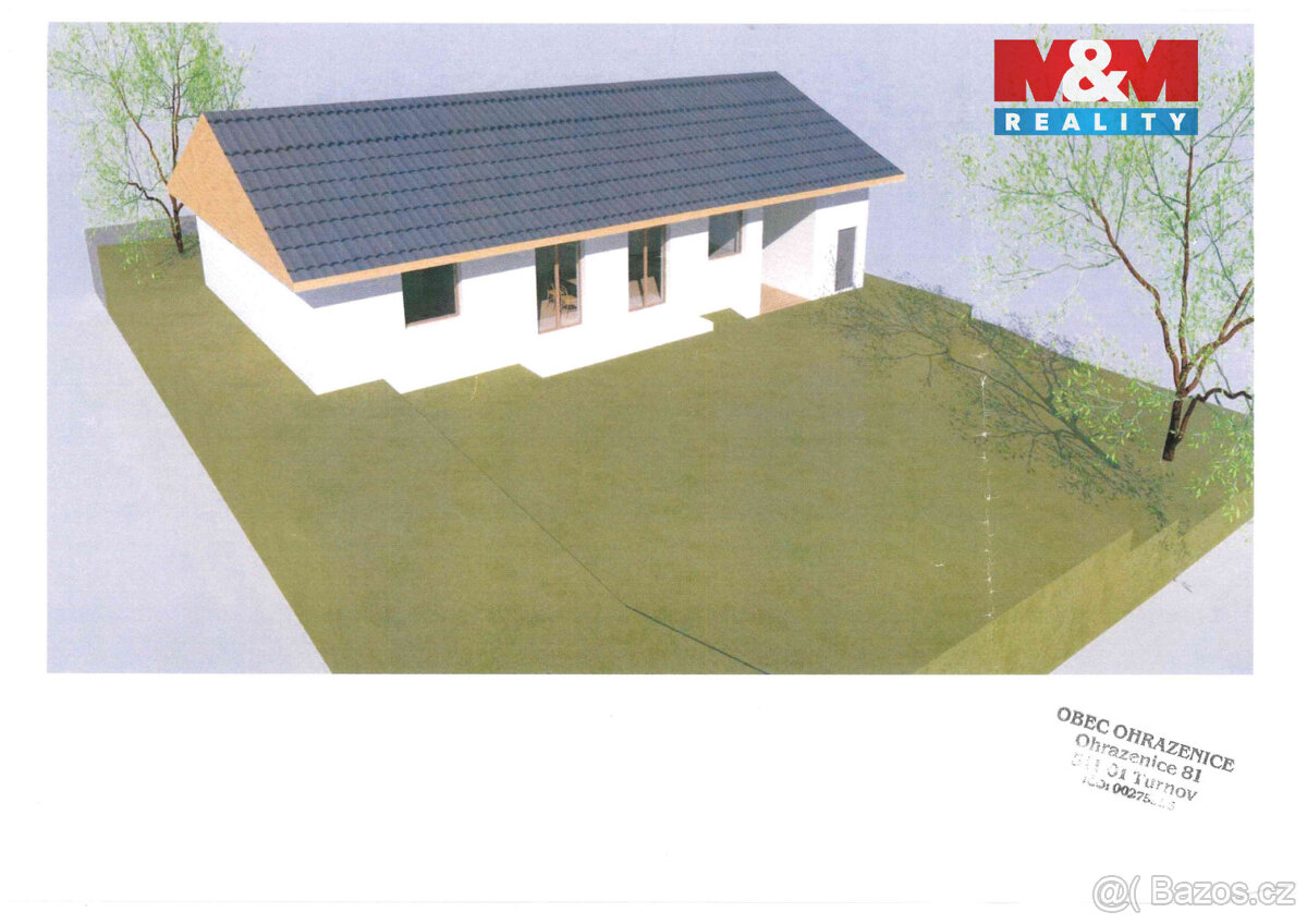 Prodej pozemku k bydlení, 1246 m², Ohrazenice, ul. Nádražní - 7