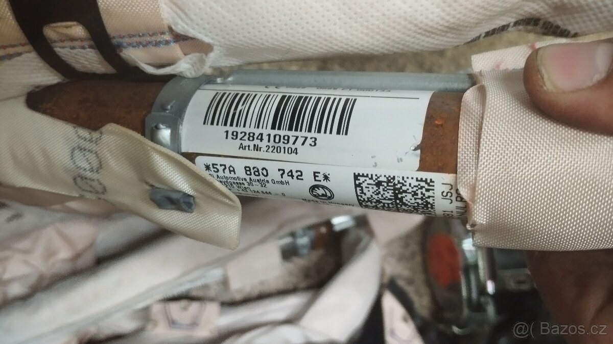 ORIGINÁLNÍ Airbagová sada Škoda Karoq komplet originální - 7