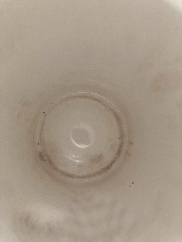 Retro bílá keramická váza s ovocem - 7