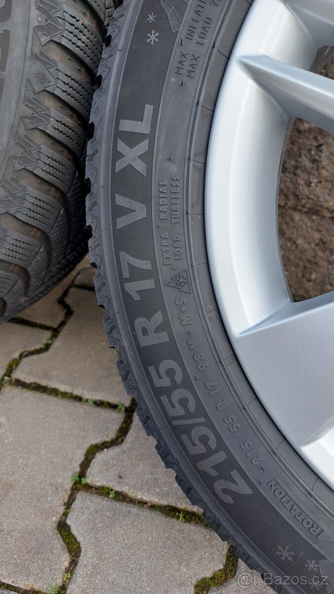 Zimní alu Kola 5x112 r17 Markab škoda Superb III - 7