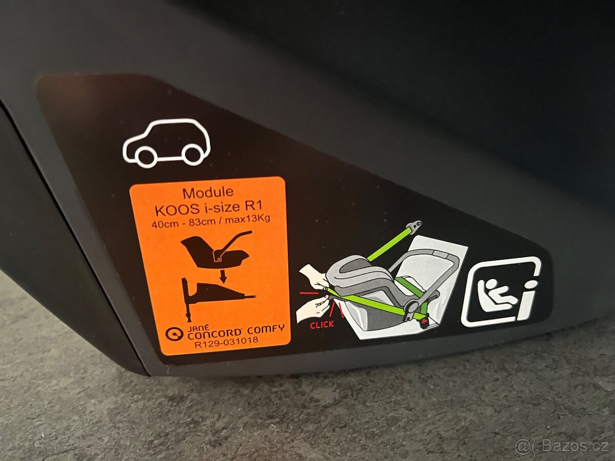 Autosedačka pro miminko Koos i-Size R1 0-13 kg - 7