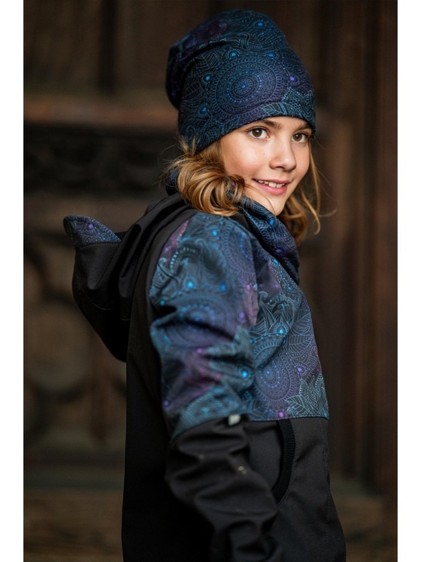 ☘️ SOFTSHELLOVÝ KABÁT Unuo MANDALA s fleecem vel. 128/134 - 7