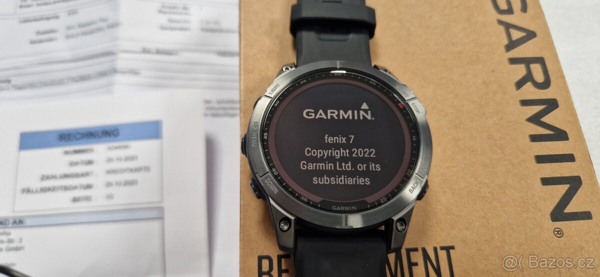 Garmin Fenix 7 sapphire solar titanium nové - 7