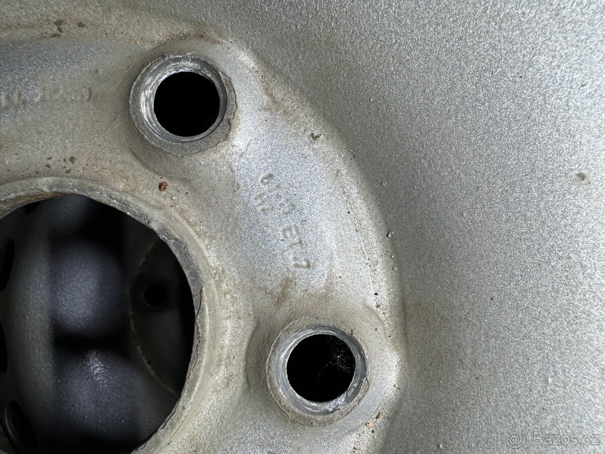 Plechové disky 5x112 R15 zimní sada - 7