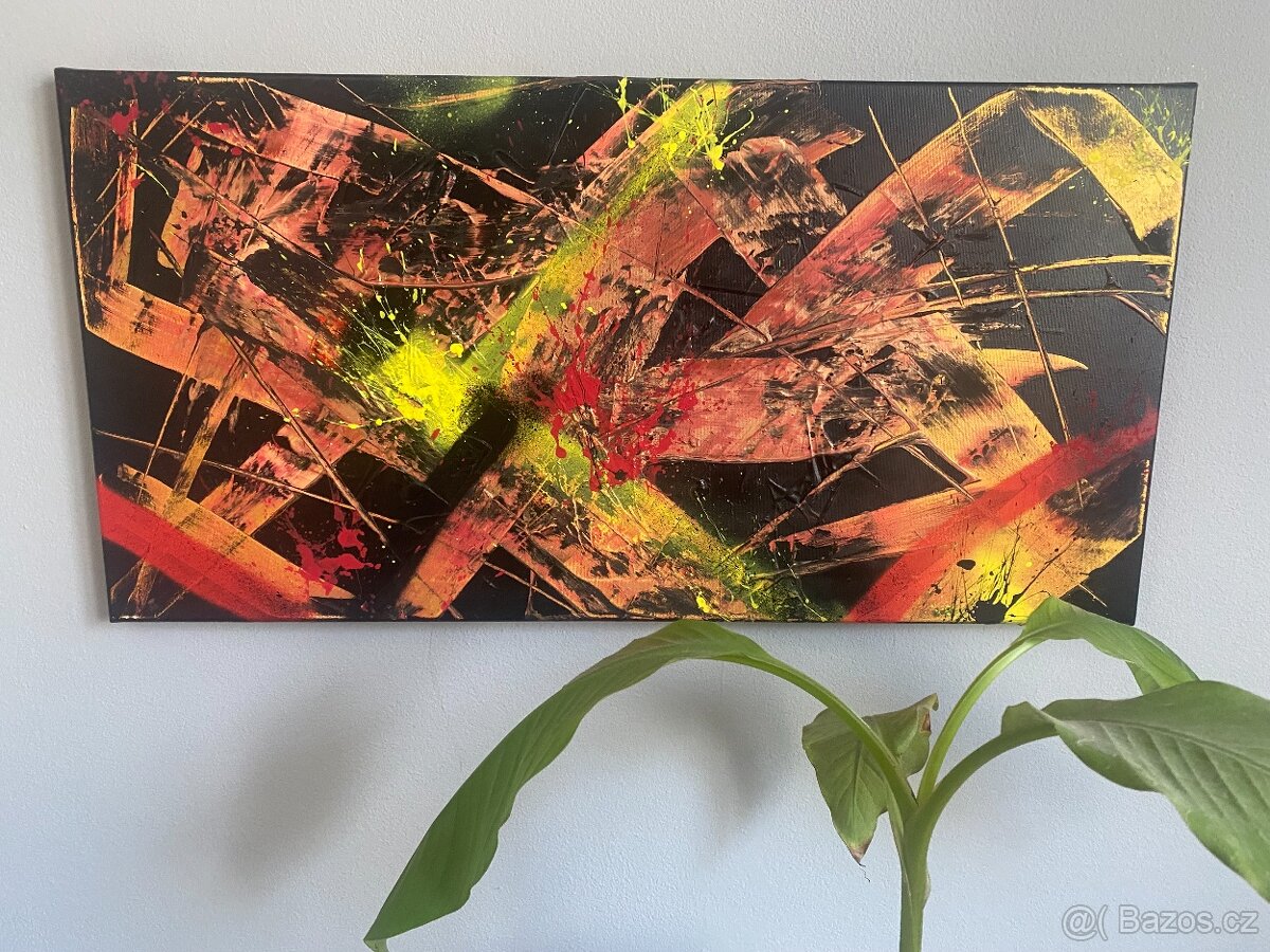 Abstraktní obrazy - vlastní tvorba - 7