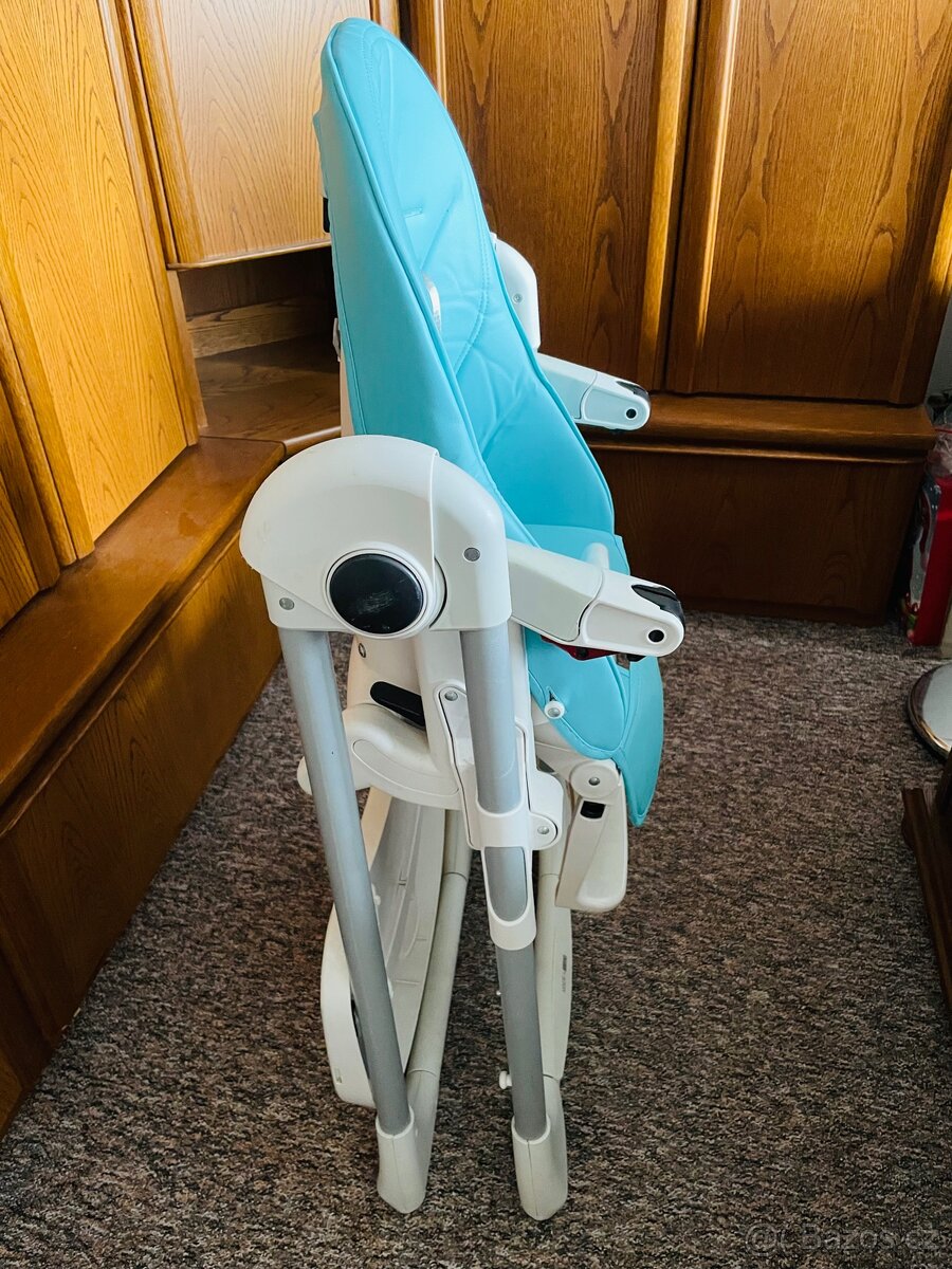 Jídelní židlička Peg Perego modrá/tyrkysová - 7
