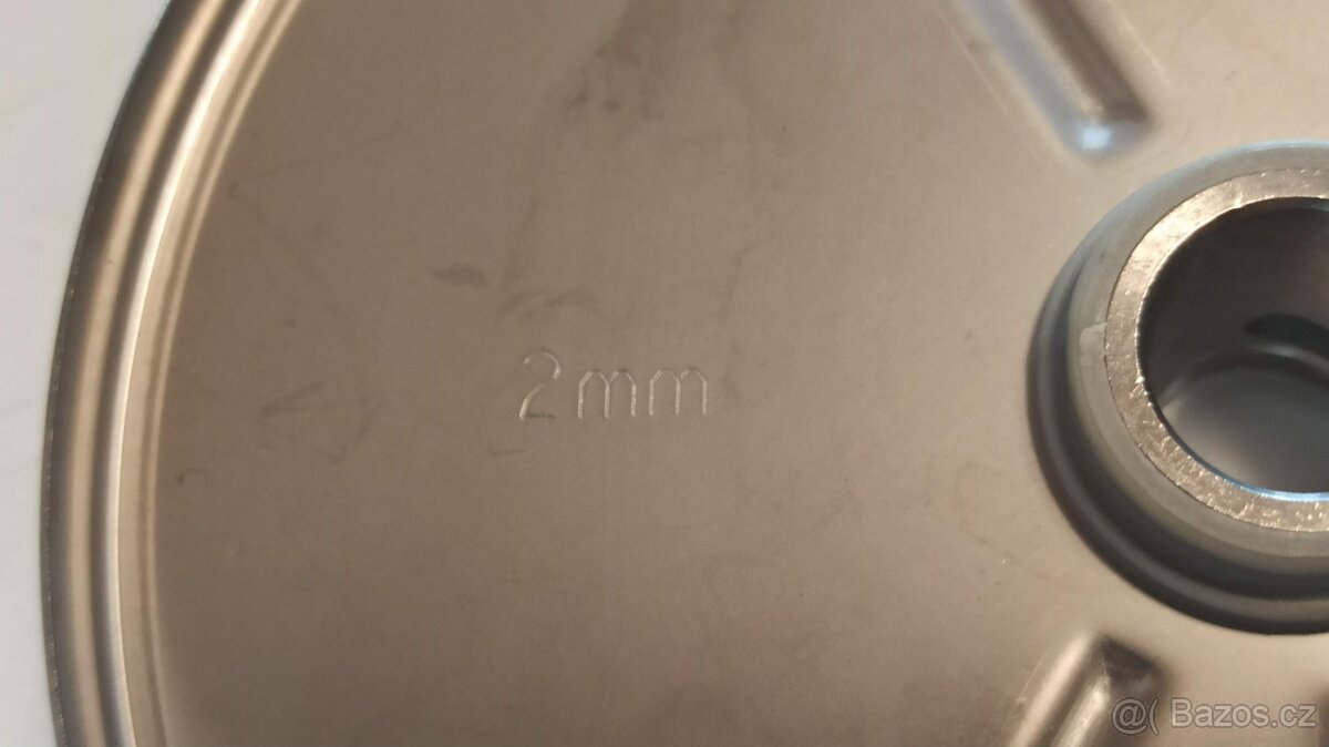 Krájecí disk, plátkovací kotouč pro krouhač zeleniny - 7