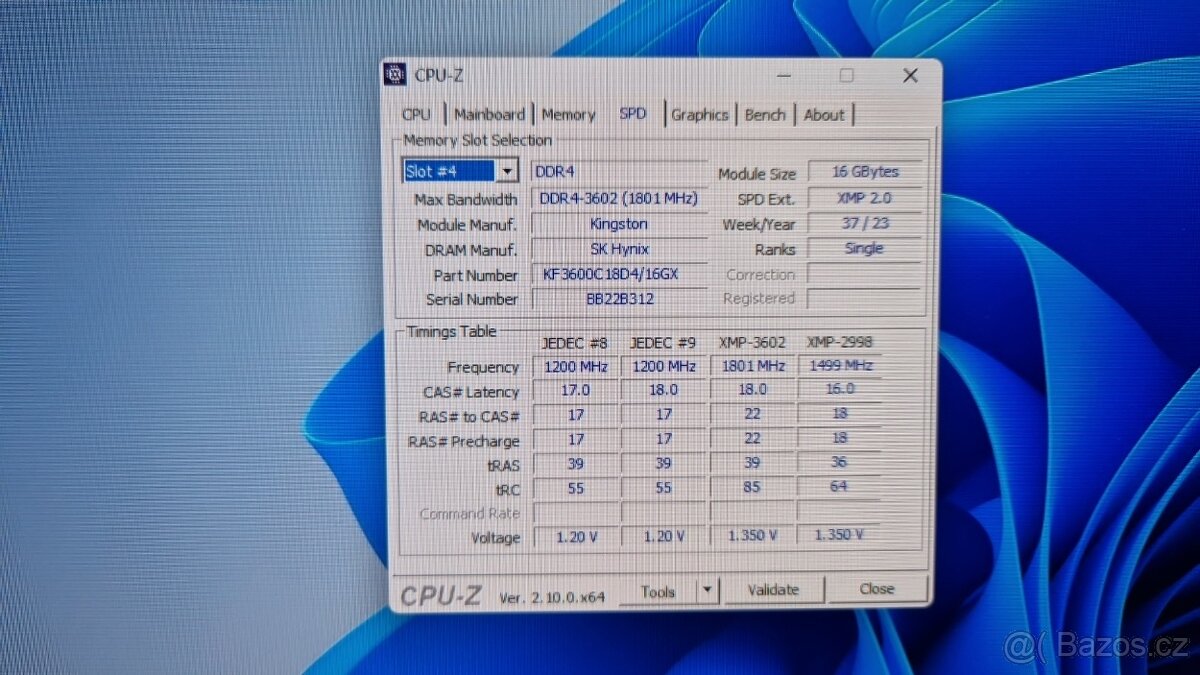 ❰ RAM DDR4 | Kingston Fury Beast 32GB Kit, 3600MHZ ❱ - 7