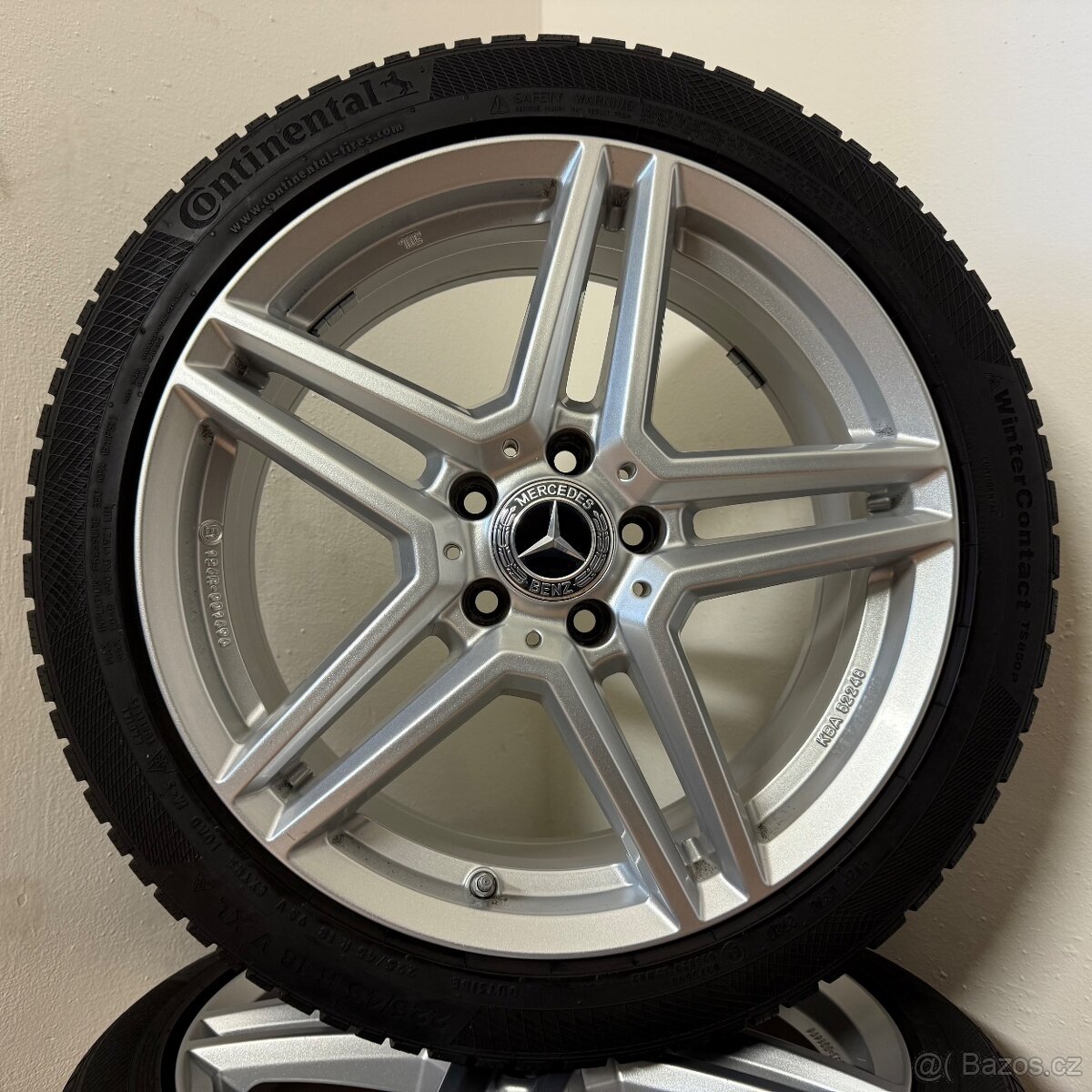 MERCEDES CLA A176 5x112 R18 ET49+ZIMNÍ 225/45R18 8/6mm - 7