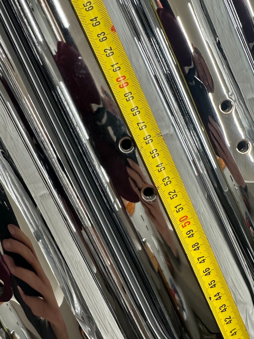 Predám VÝFUKY JAWA 350/634 638 95cm / 102 cm bez prelisu - 7