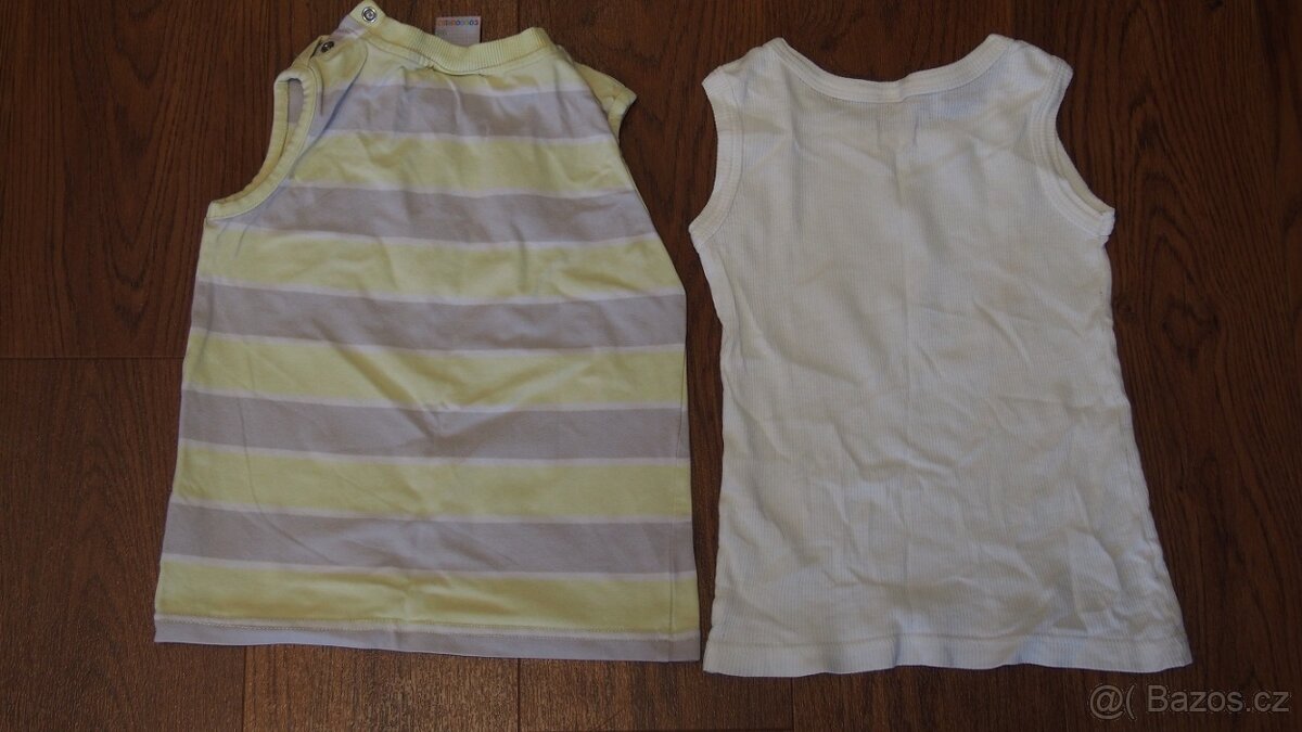 6x triko bez rukávů (tílko/nátělník) vel.98 - 7