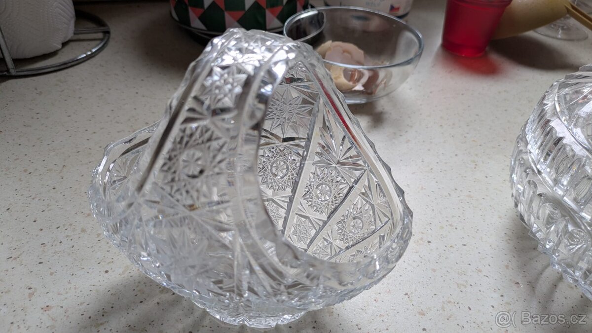Prodám český broušený křišťál - 7