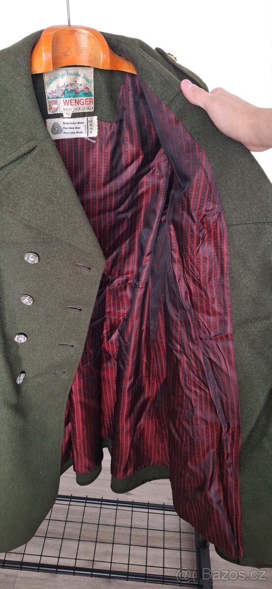 Elegantní dámský vlněný kabát WENGER – 100% vlna, Made in Au - 7