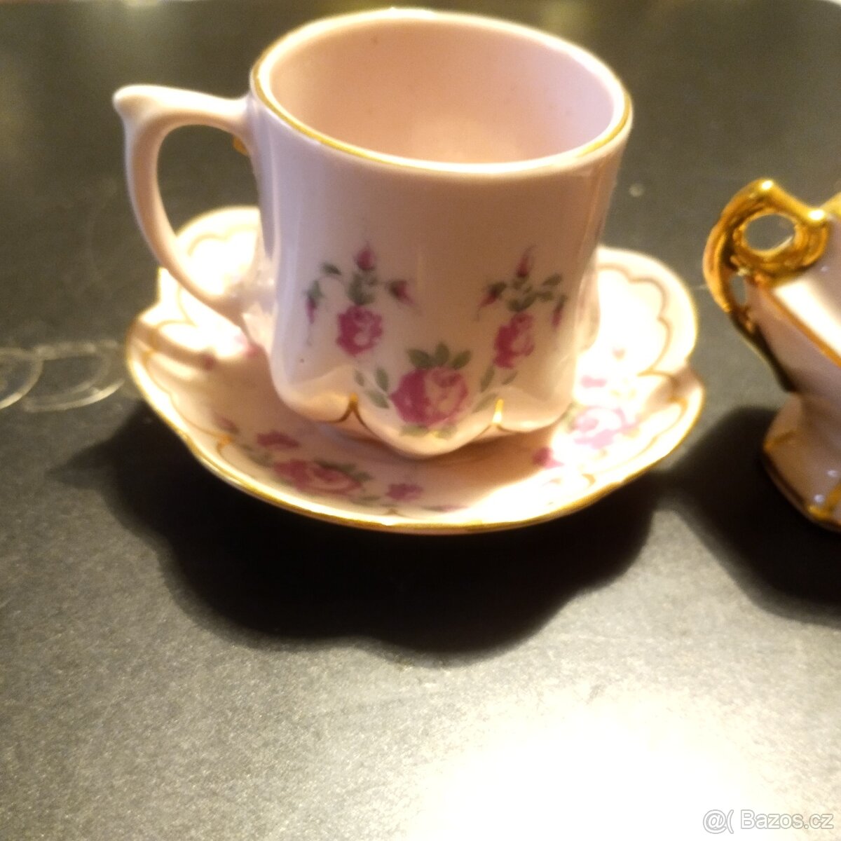 5 x růžový porcelán - 7