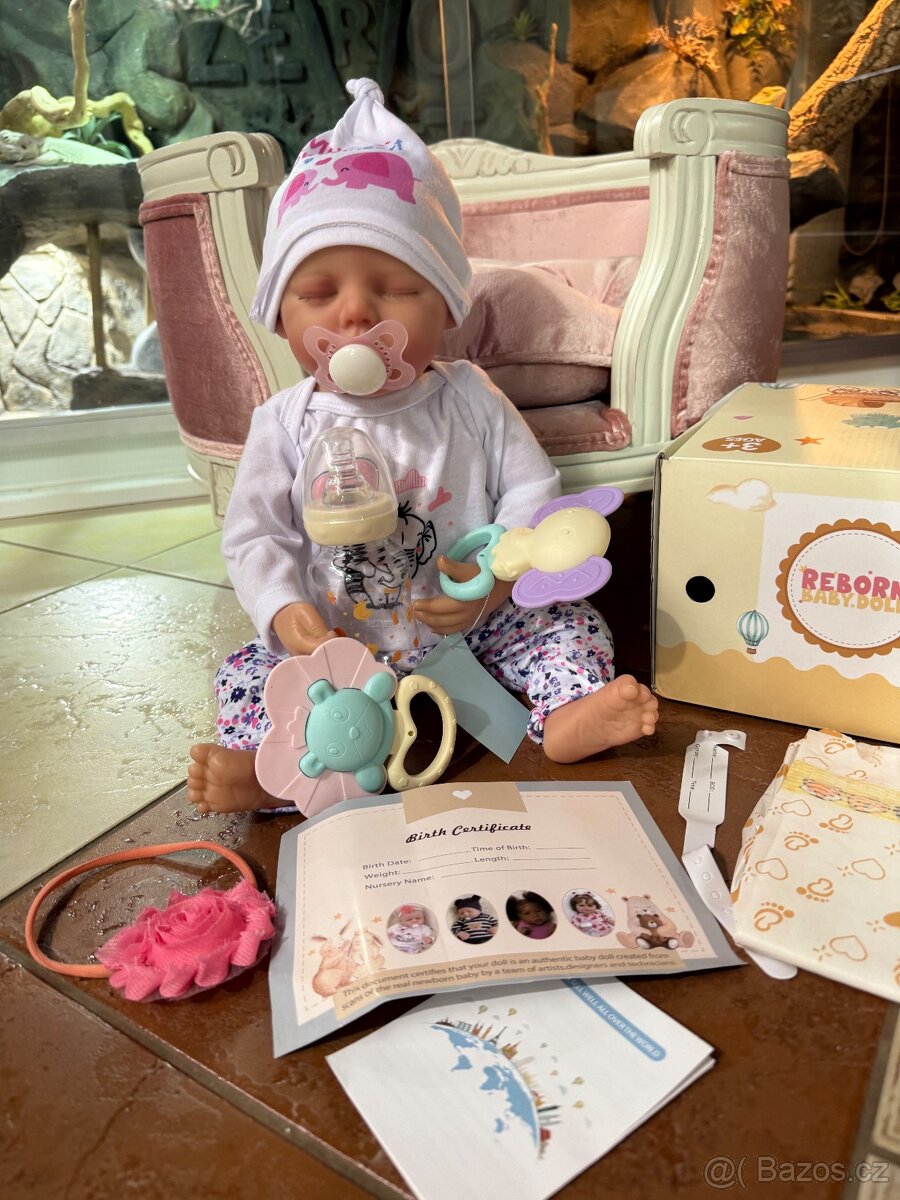 Reborn realistická holčička N.O.V.Á. - 7