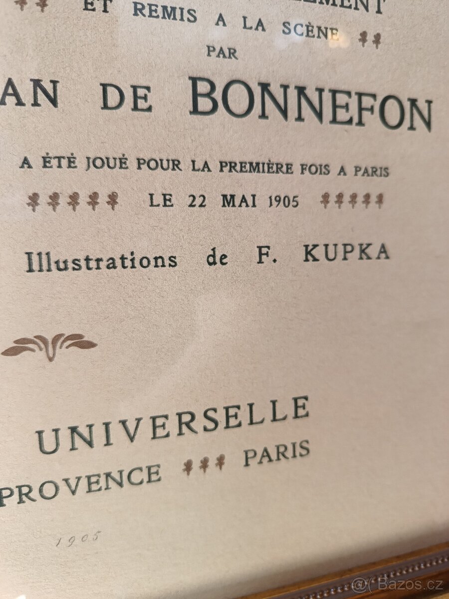 František Kupka - xylografie, dřevoryty set originál 1905 - 7