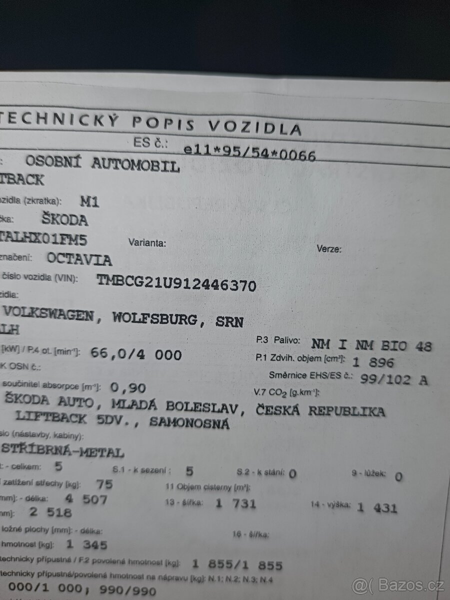 Octavia 1.9 TDI po rozvodech - 7