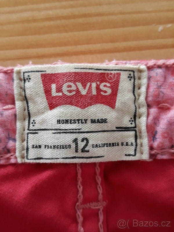 dívčí 3/4 kalhoty-džíny,zn.Levis,vel.146/152 - 7