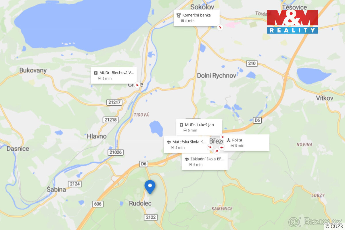 Prodej pozemku k bydlení, 941 m², Březová - 7