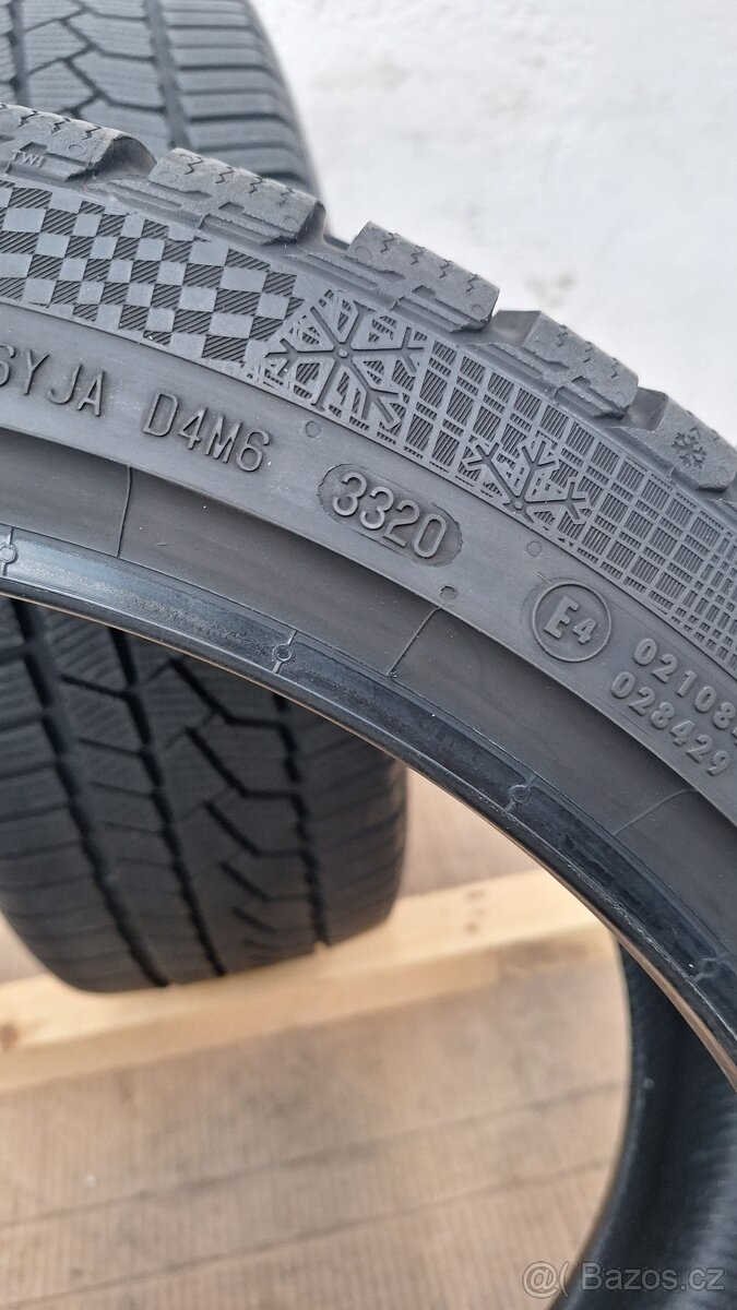 2ks zimní pneu Continental 225/40 R19 7+mm - 7