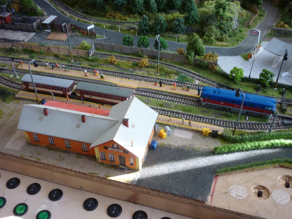 Modelová železnice, kolejište, vláčky TT - 7
