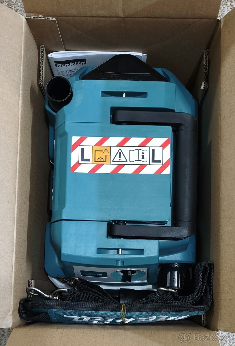 Aku vysavač Makita DVC750LZX1, bez nabíječky a Bat - 7