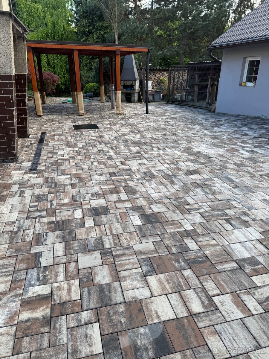 🧱 POKLÁDKA ZÁMKOVÉ DLAŽBY + VÝKOPY & ÚPRAVA TERÉNU - 7