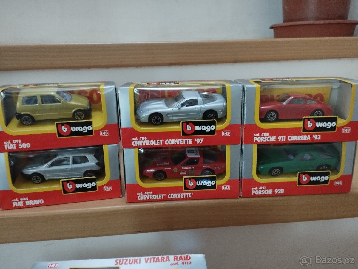 Bburago modely autíček v poměru 1:43 - 7