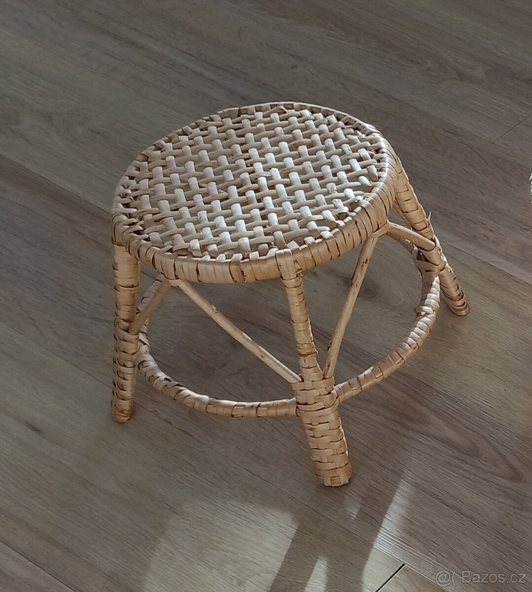 Ratanový proutěný košík, podstavec, podtácky - 7