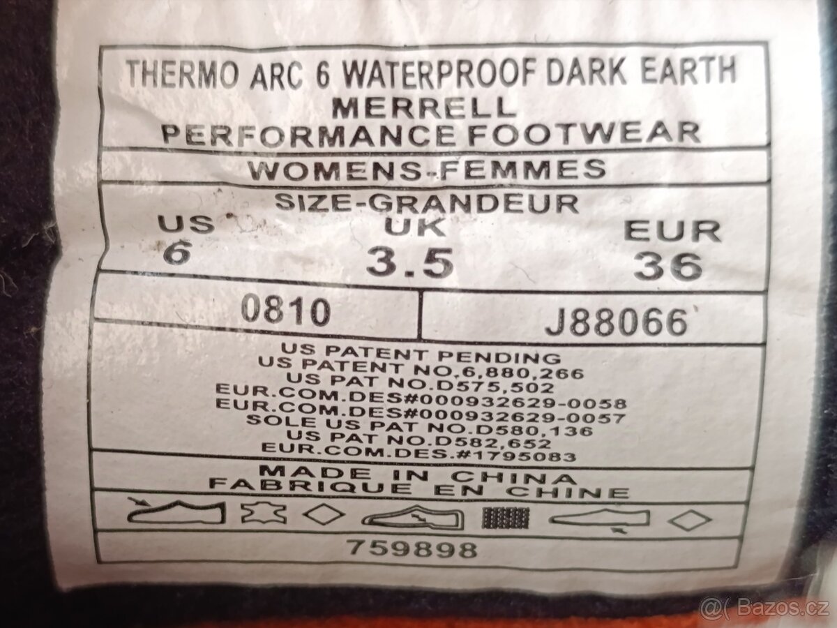 Zimní boty Merrell 36/23,5cm - 7